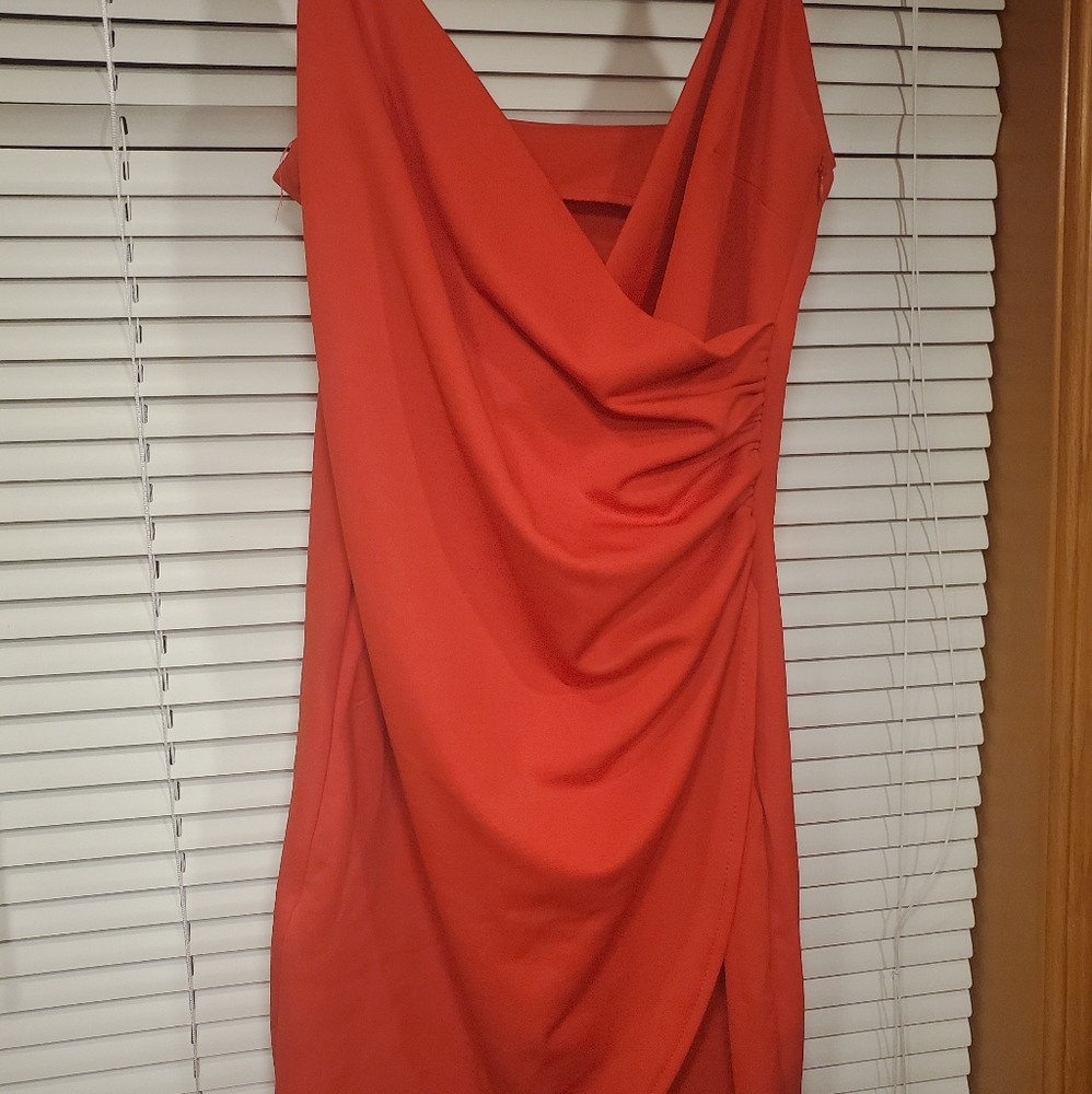Red bodycon dress NWOT
